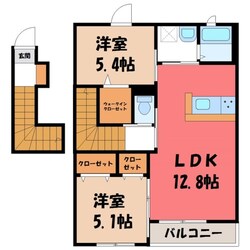 マロンパレの物件間取画像